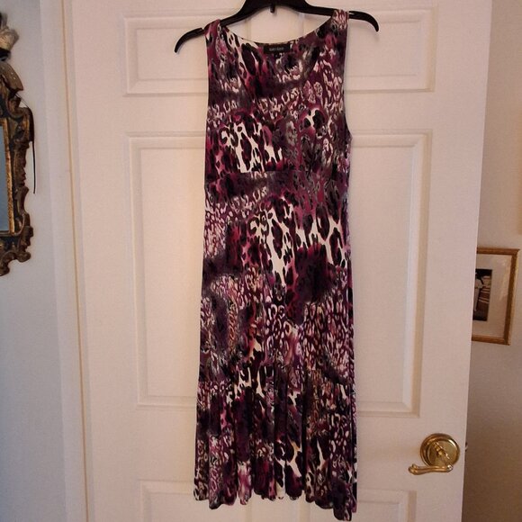 Karen Kane sleeveless patterned midi-dress - Picture 1 of 5